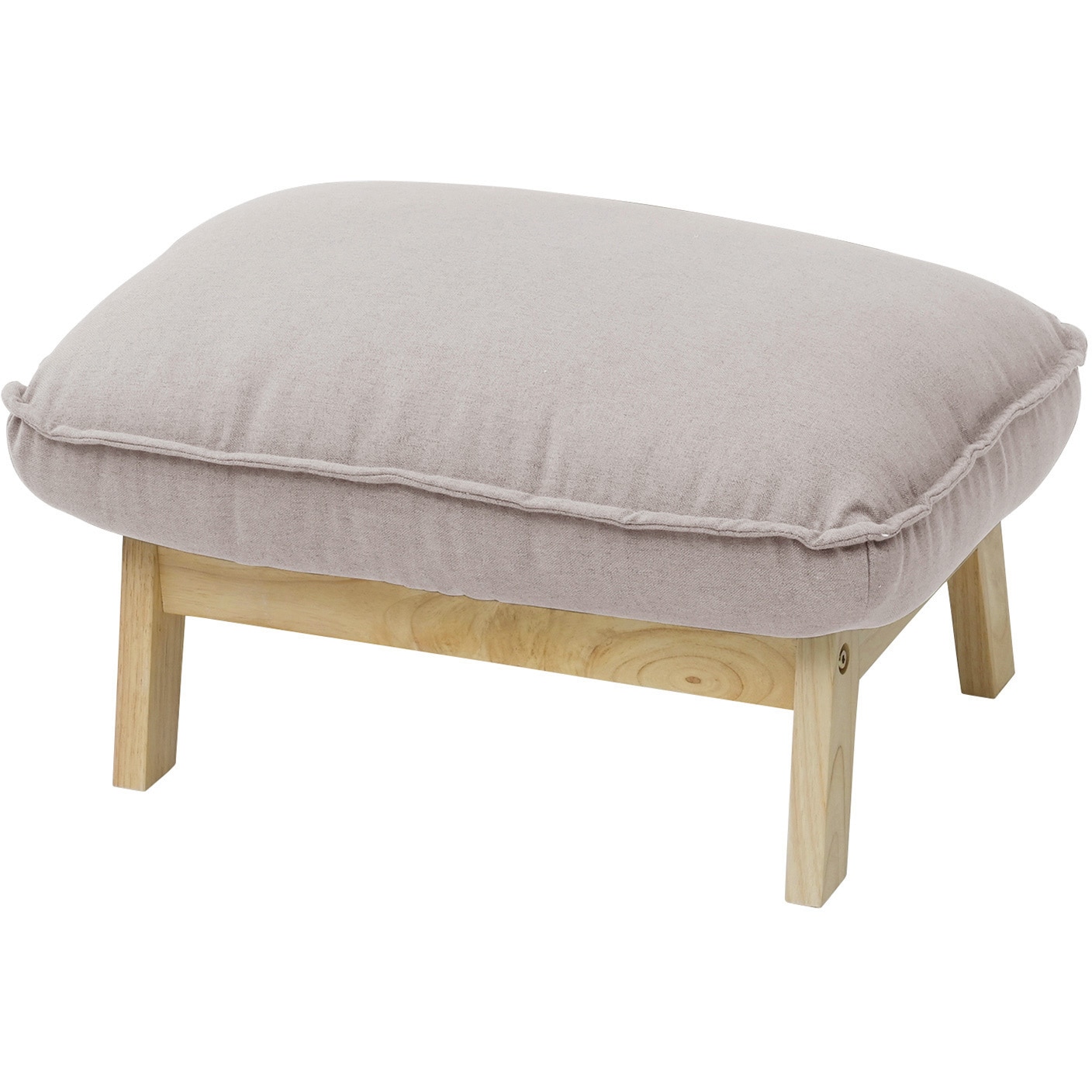 山善 オットマン 足置き チェア クッション FLS-62OT(GRG)