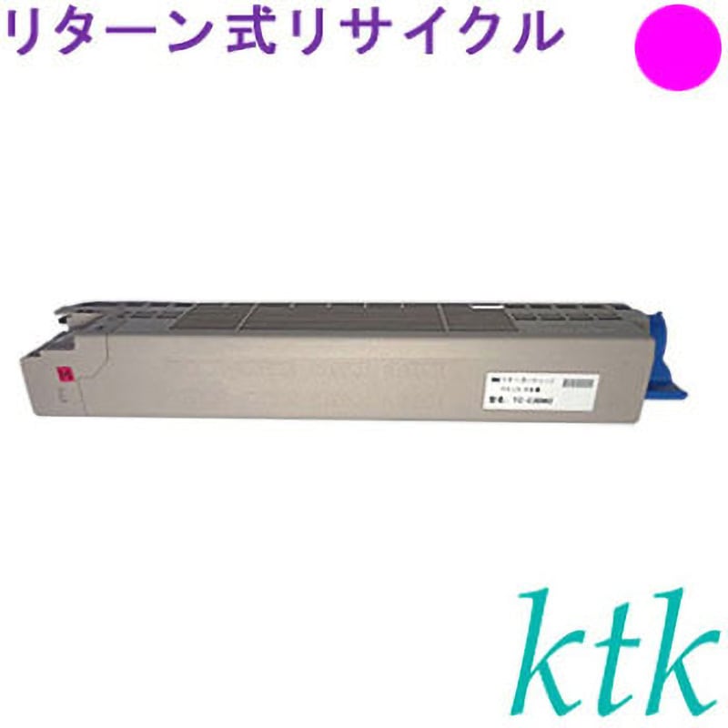 TC-C3BM1 M トナー 【リサイクル】リサイクル ktk リパックトナー 沖データ対応 TC-C3BK1/C1/M1/Y1(リターン式) 1個 ktk(ケイティケイ)[リパックトナー] 【通販モノタロウ】
