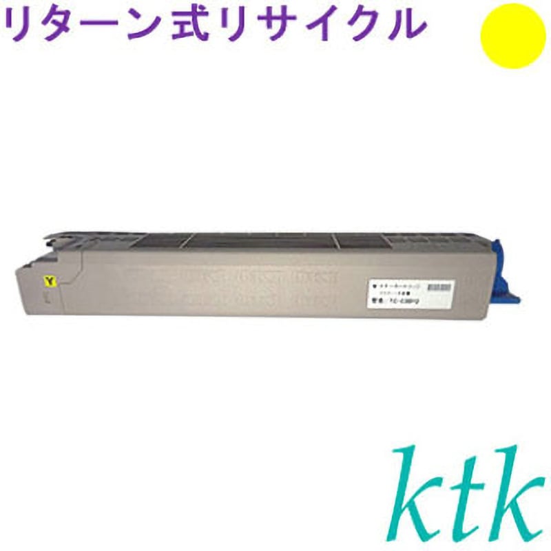 TC-C3BY1 Y トナー 【リサイクル】リサイクル ktk リパックトナー 沖データ対応 TC-C3BK1/C1/M1/Y1(リターン式) 1個 ktk(ケイティケイ)[リパックトナー] 【通販モノタロウ】 9,344円