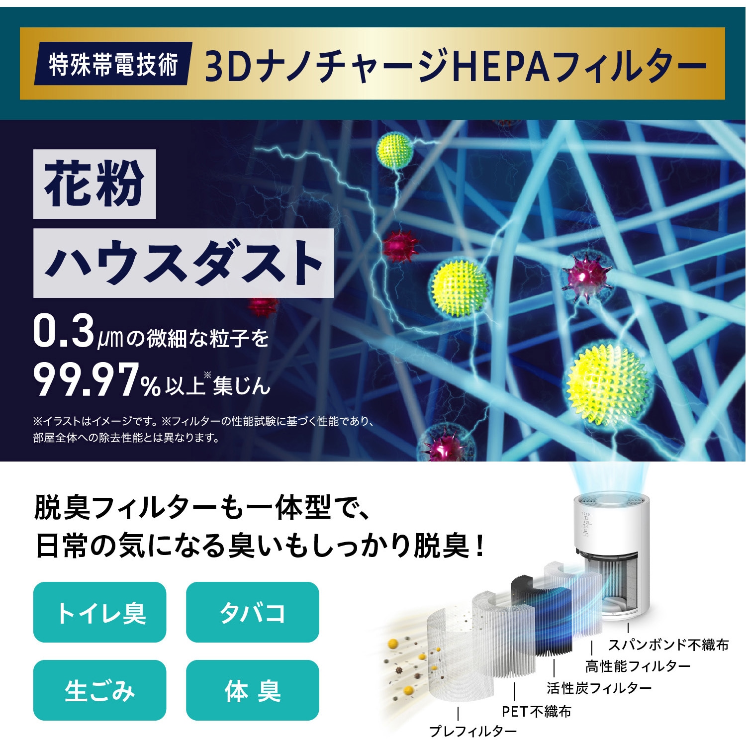 AAP-S20C-C 空気清浄機 10畳 HEPAフィルター アイリスオーヤマ サンド