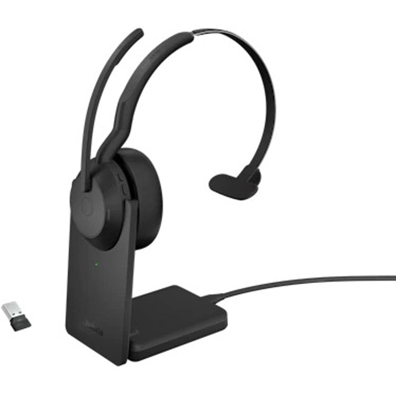 【中古美品】jabra Evolve2 55　ヘッドセット GNオーディオ Jabra 無線ヘッドセット USB-C 両耳 MS認定「Jabra