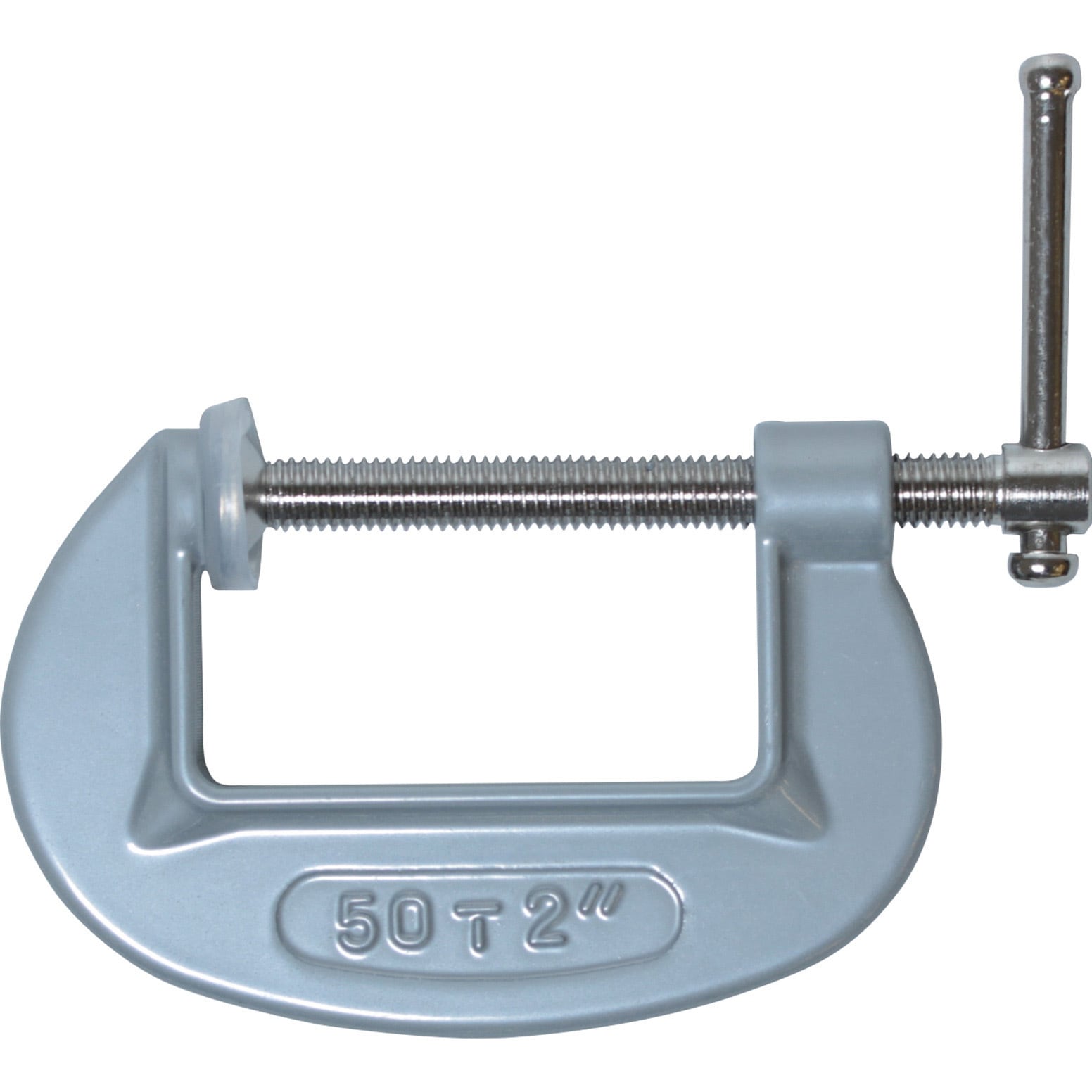 BM-4035 シルバーC型クランプ 1個 BIGMAN(ビッグマン) 【通販モノタロウ】