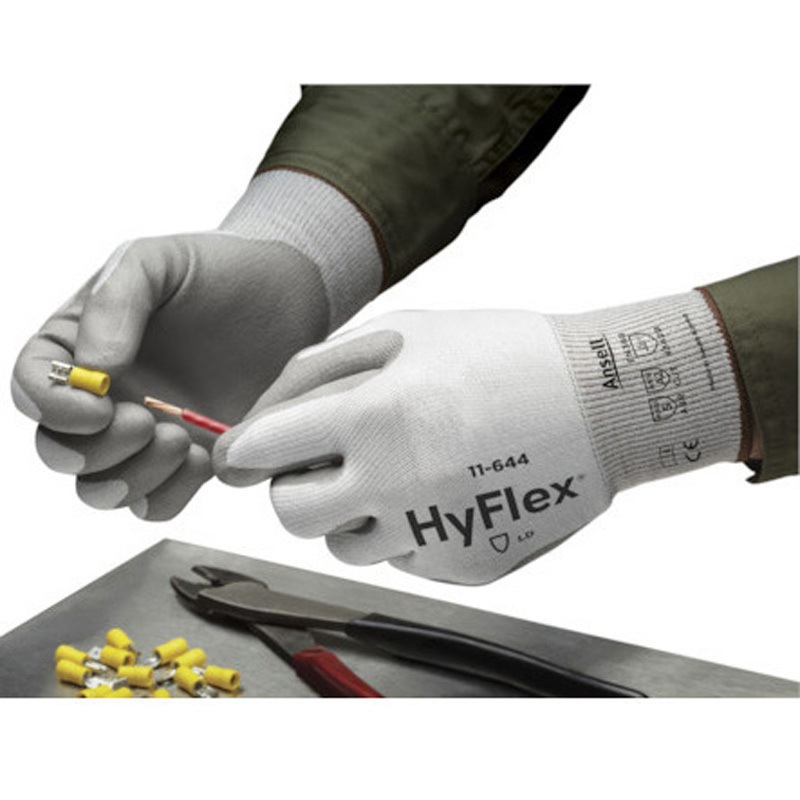 11-644-9 耐切創手袋 ハイフレックス 11-644 アンセル 13ゲージ グレー