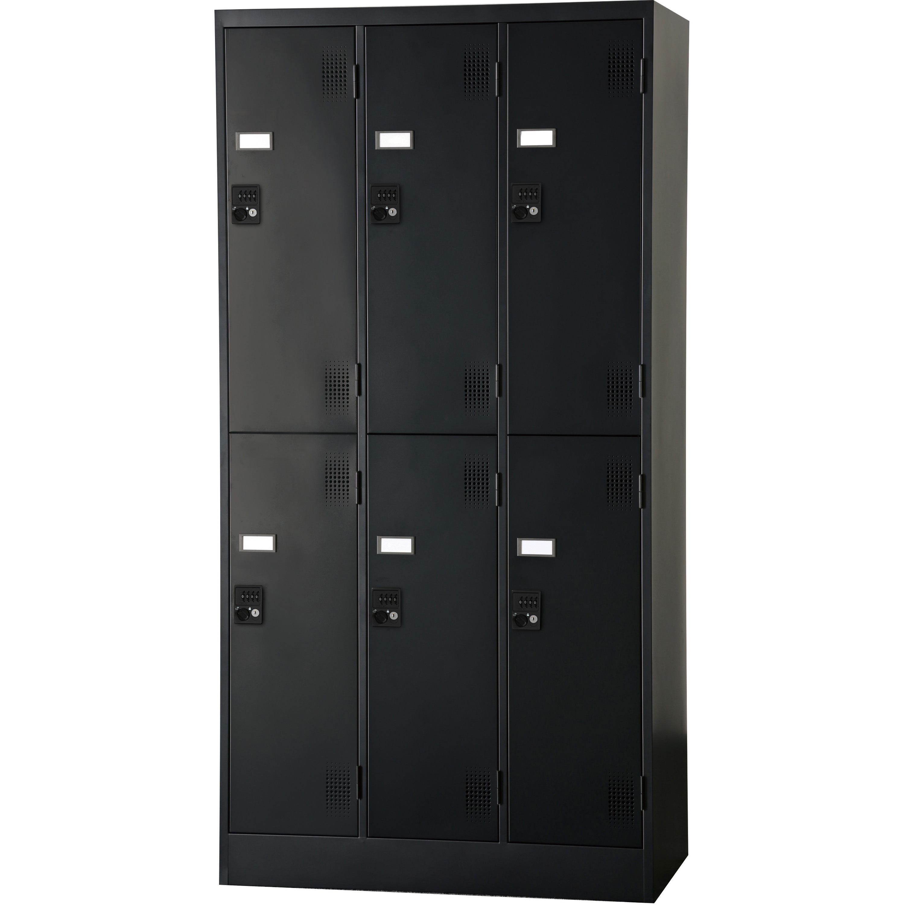 RFTLK-D6N-MB TLKスタンダードロッカー 2段 ノーブランド 6人用 マットブラック色 ダイヤル錠   RFTLK-D6N-MB 38,987円