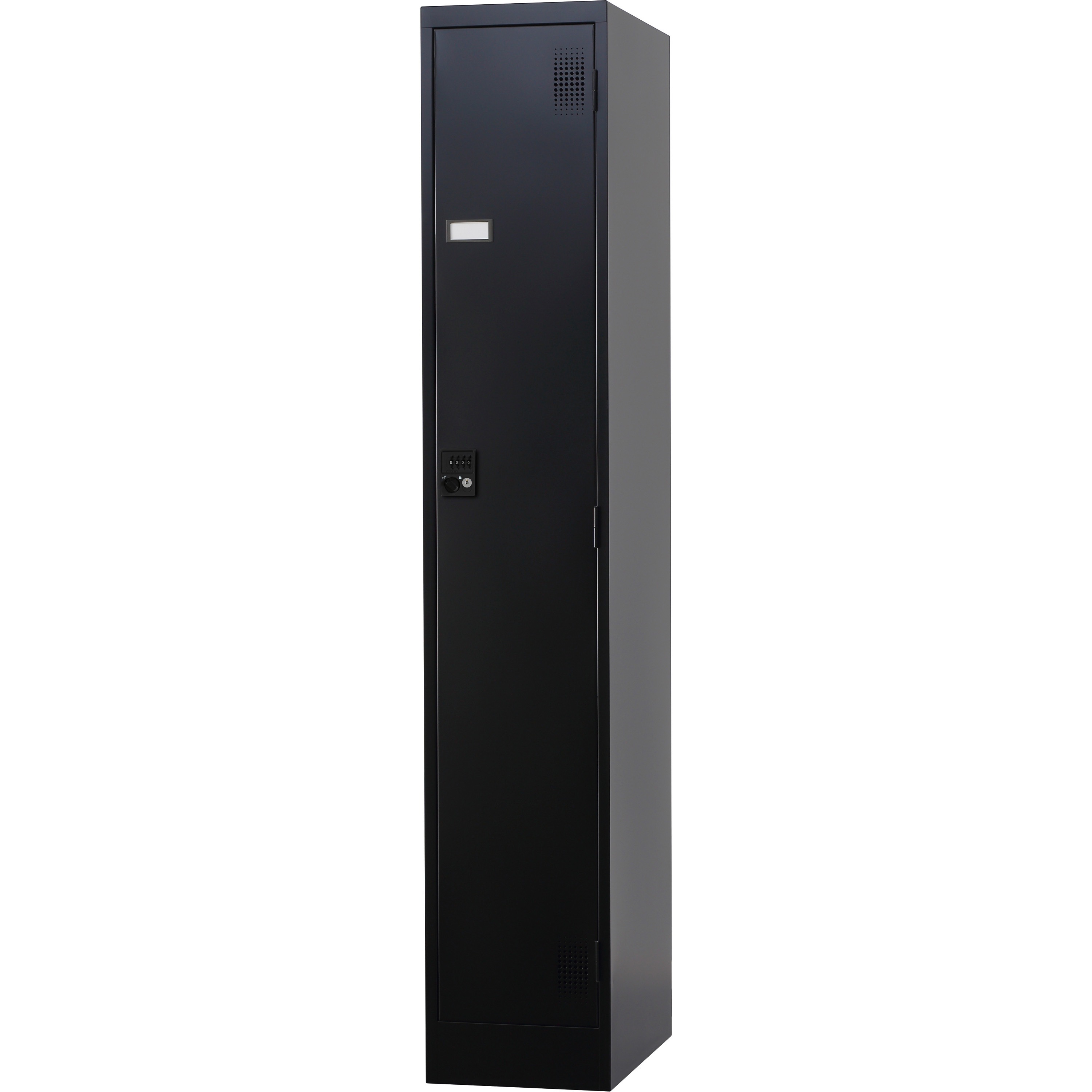 RFTLK-D1SN-MB TLKスタンダードロッカー スリム 1人用 ノーブランド マットブラック色 ダイヤル錠   RFTLK-D1SN-MB