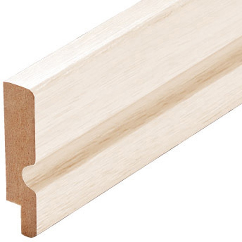 WF53-B9WH-92 グラビオ専用施工部材納め部材回り縁3mm 大建工業 基材MDF 長さ4000mm厚さ7mm 1箱(2本) WF53-B9WH-92