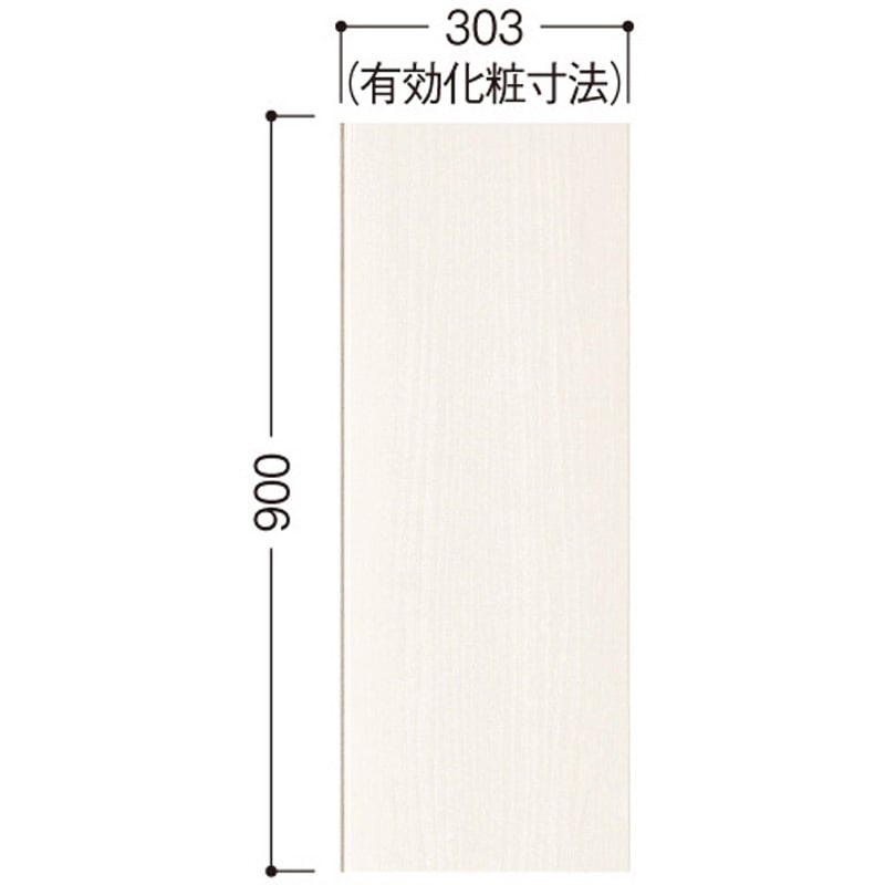 WL99-13WH ハピアウォールハードタイプⅡ 腰パネル 大建工業 基材MDF 幅303mm厚さ3mm長さ900mm 1箱(12枚) WL99-13WH