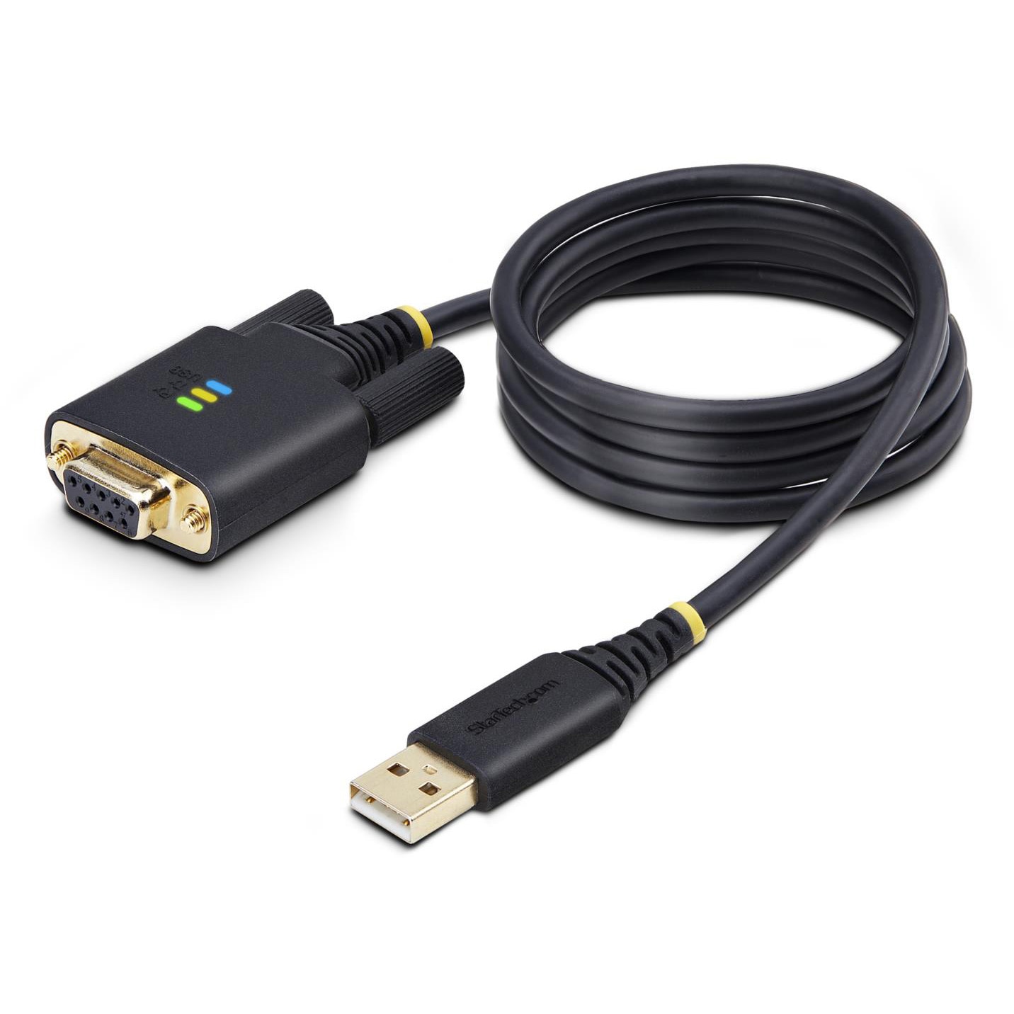 1P3FFCNB-USB-SERIAL USB - RS232Cシリアル変換ケーブル/クロス/USB 2.0/1m/1ポート/ESD/シリアルコンバーター 1個 StarTech.com 【通販モノタロウ】