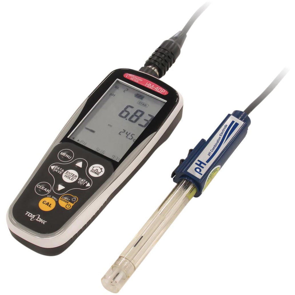 HM-40P(pH電極セット) ポータブルpH計 1個 東亜DKK 【通販モノタロウ】
