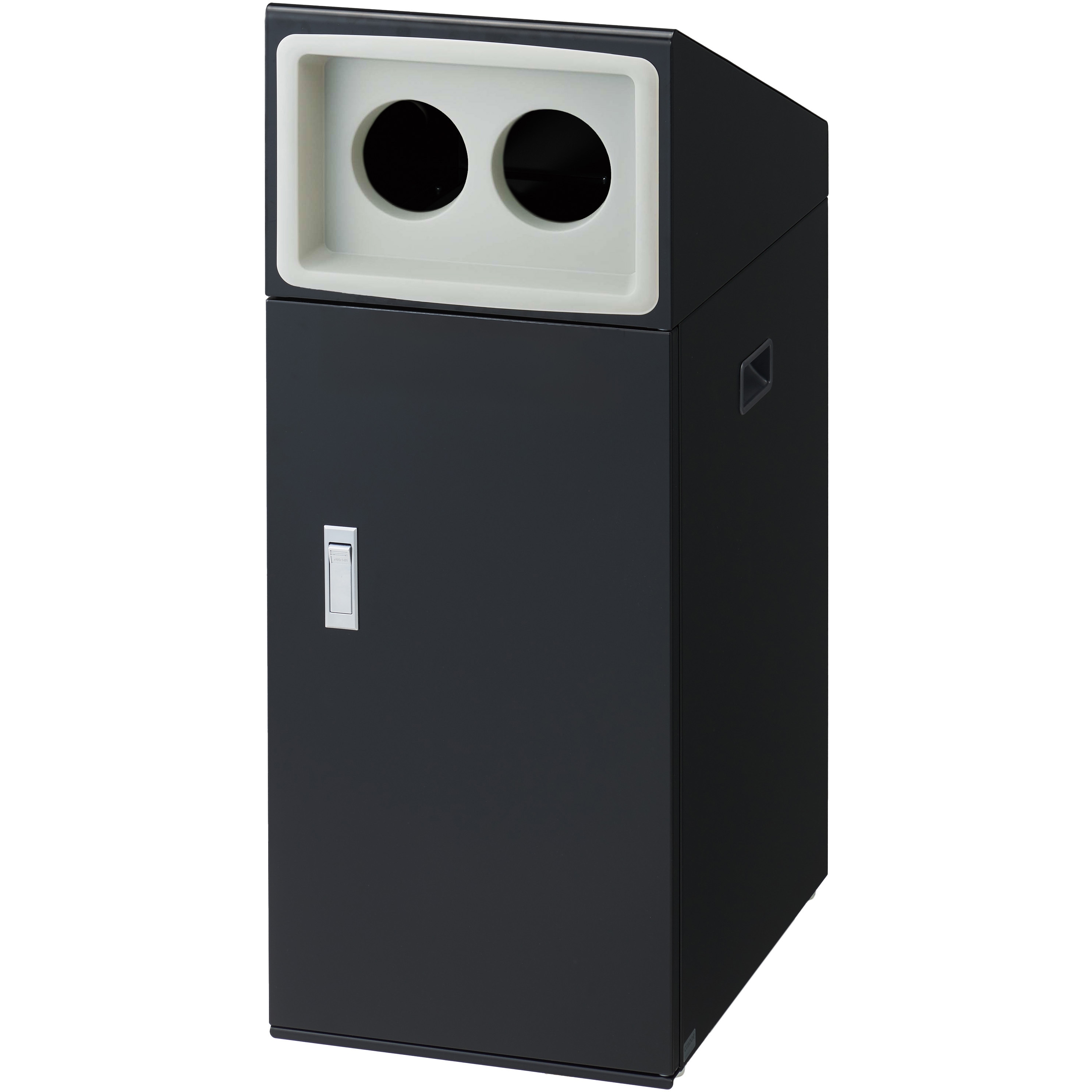 YW-520L-ID リサイクルボックスNTO-50 CONDOR(山崎産業) 本体 オープンタイプ 形状:角 ブラック色   YW-520L-ID