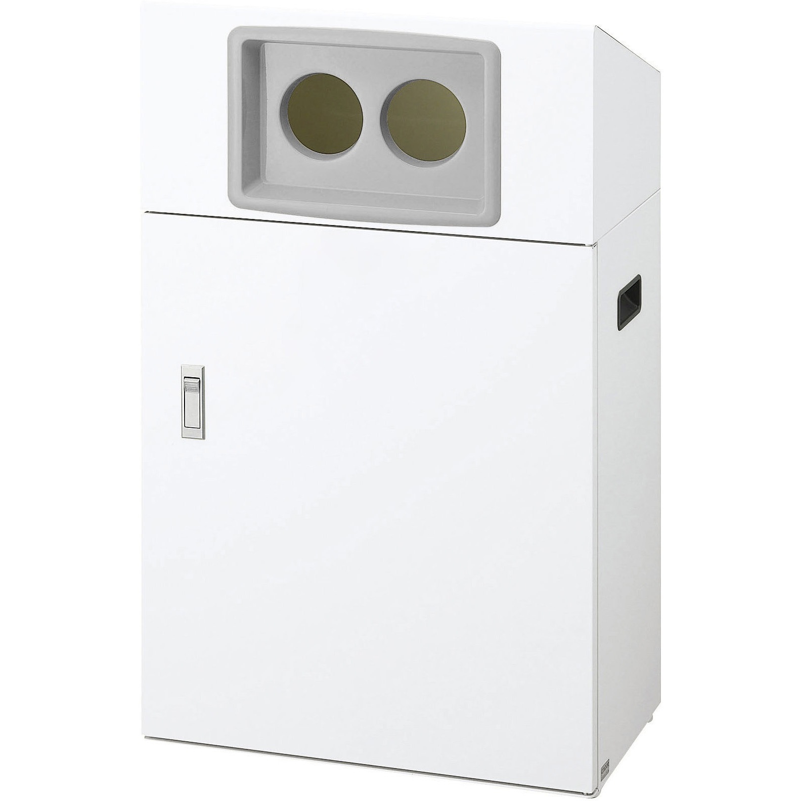 YW-550L-ID リサイクルボックスNYO-50 CONDOR(山崎産業) 本体 オープンタイプ 形状:角 ホワイト色   YW-550L-ID