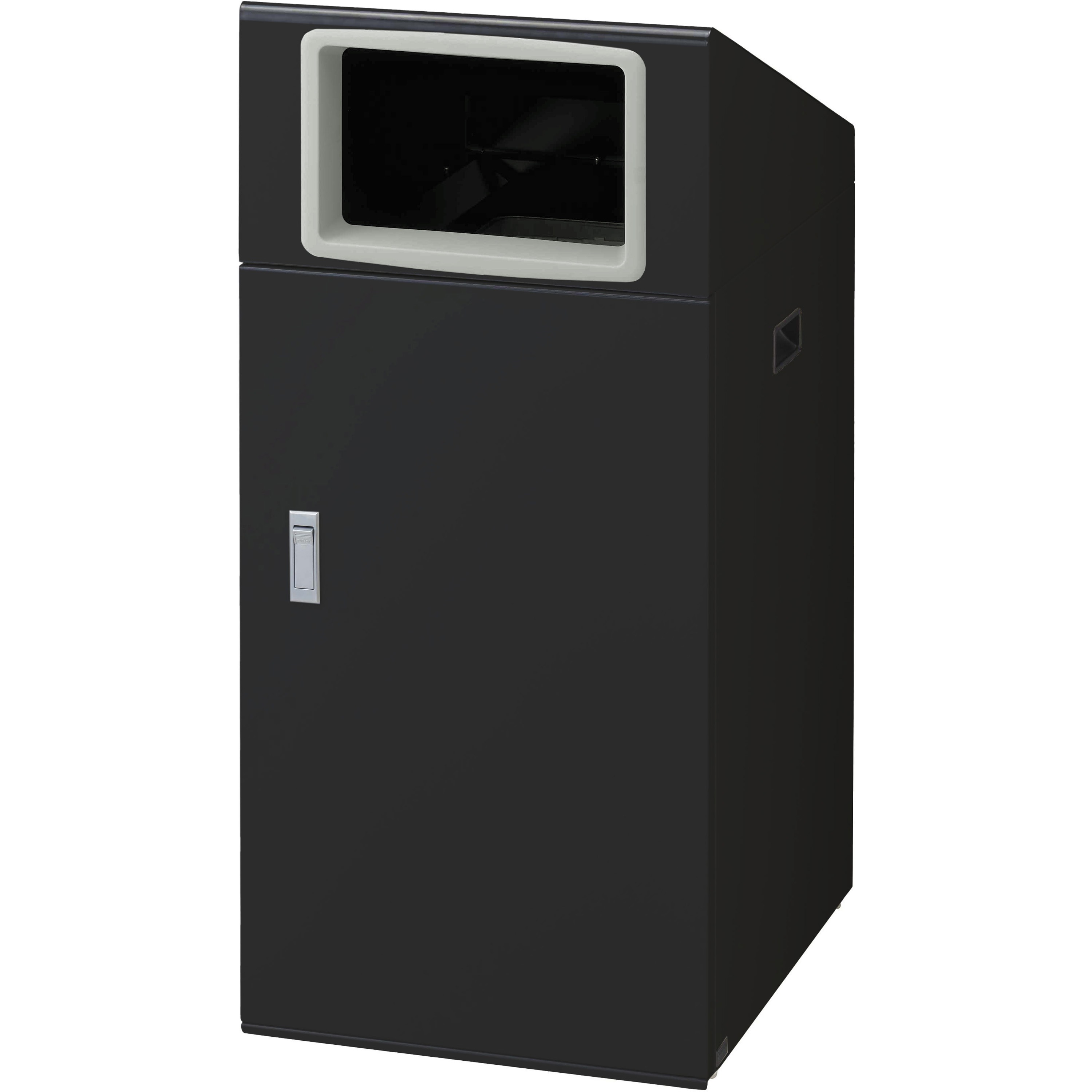 YW-523L-ID リサイクルボックスNTO-90 CONDOR(山崎産業) 本体 オープンタイプ 形状:角 ブラック色   YW-523L-ID