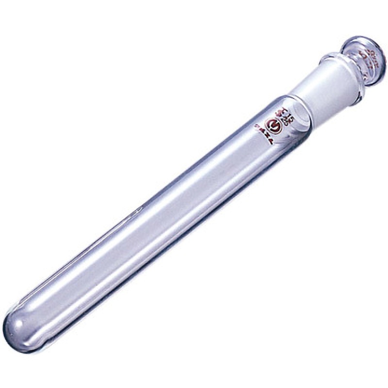 S-20 共栓試験管(目盛なし) マルエム[理化学・容器] 丸底 20mL  1組(10本)
