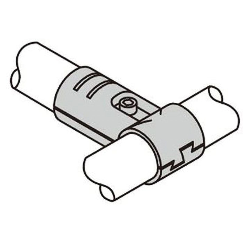 HJ-1 SUS Φ27ステンレス製イレクターパイプ用 メタルジョイント 1個