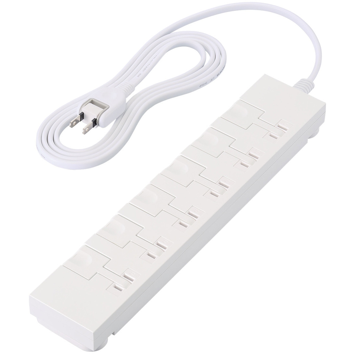 20個セット エレコム デザインタップ 2ピン 6個口 2.5m(ブラック) root(ルオット) AVT-D3-2625BK 15倍ポイント デザインタップ\u201cun modo\u201d(2ピン・4個口・ロック付) - AVT-D6-2420BK