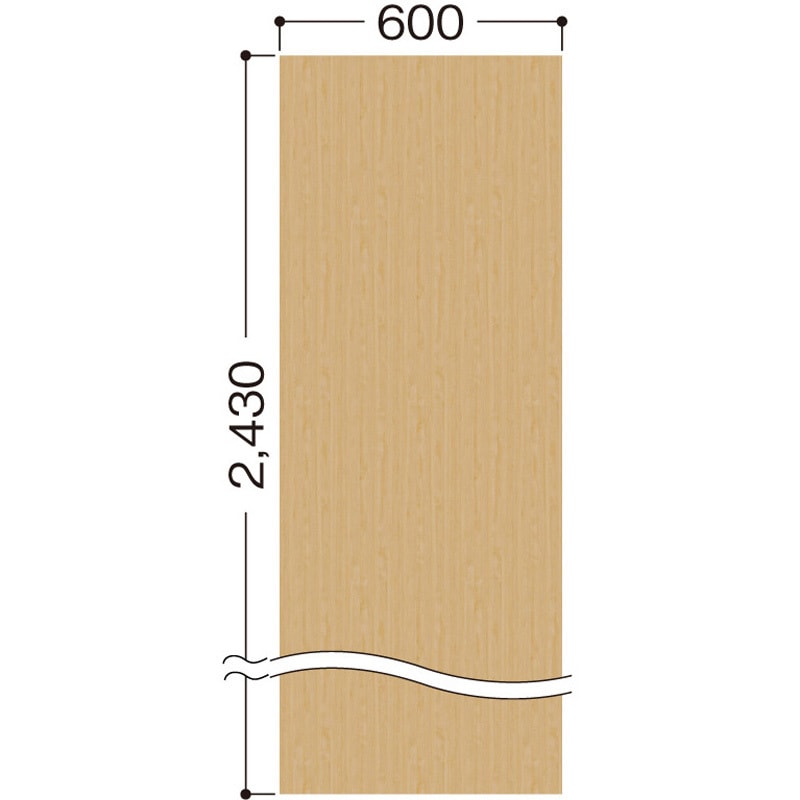 WB0157-MA-S オトカベボーダーW600タイプ 大建工業 厚さ5.6mm 1箱(2枚) WB0157-MA-S