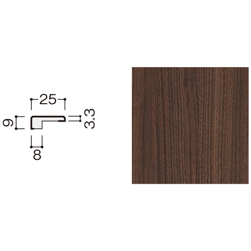WB01-B34MW-S オトカベ専用施工部材 見切 大建工業 厚さ9mm幅25mm 1箱(2本) WB01-B34MW-S