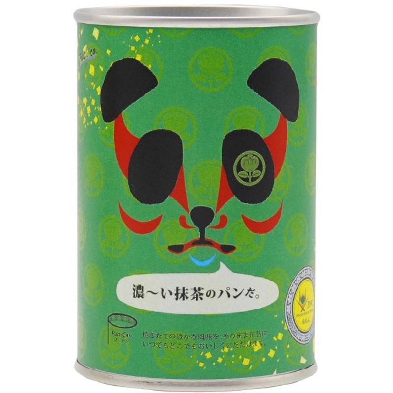 52 和風シリーズ パンだ缶 賞味期限4年半以上の商品を納入 濃～い抹茶のパンダ