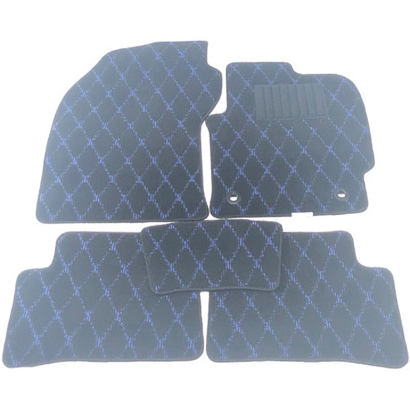 MA030087 車種別フロアマット(マツダ)ダイヤ青 1セット ロイヤル化成