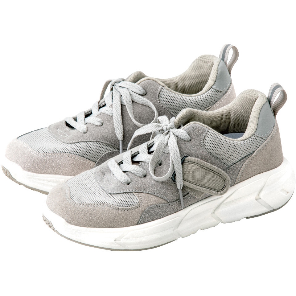 AP-710615 お医者さんの外反サポートスニーカー アルファックス グレー色 サイズL 1足 AP-710615