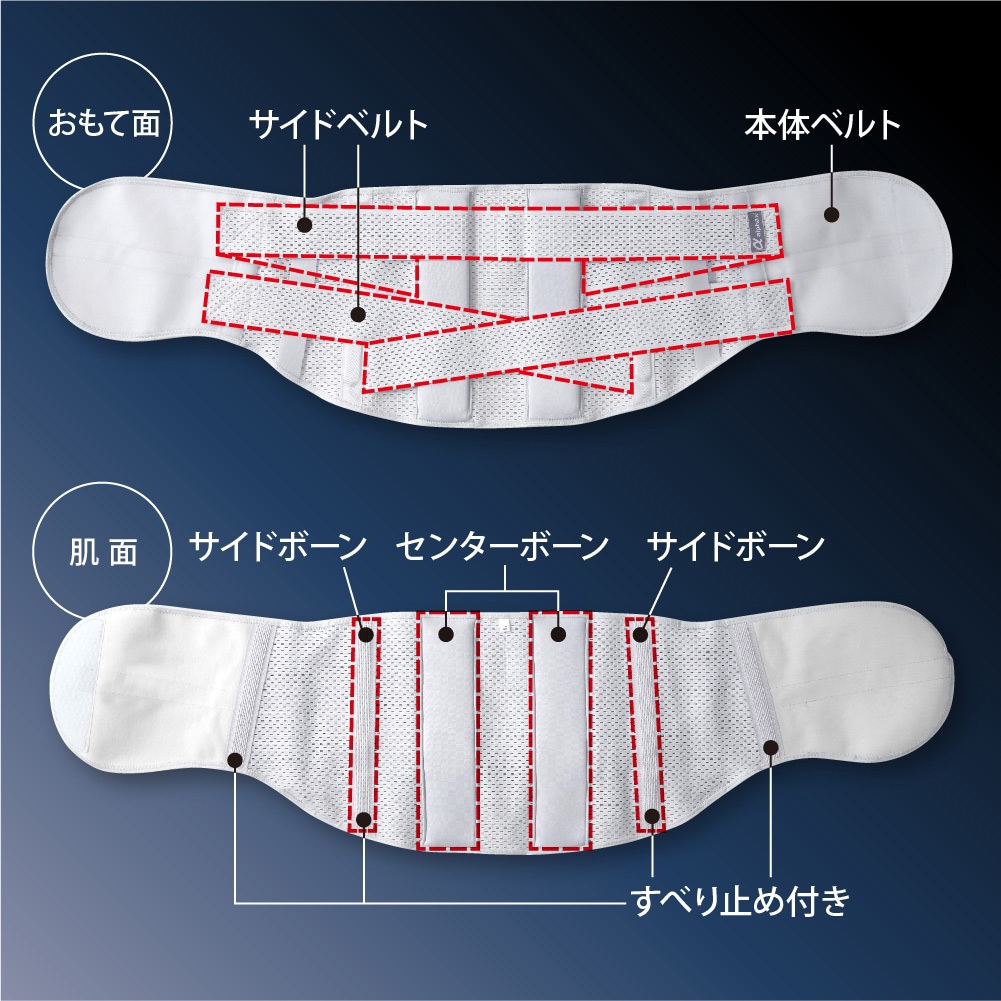 AP-204022 お医者さんのプレミアムワイドコルセット アルファックス L