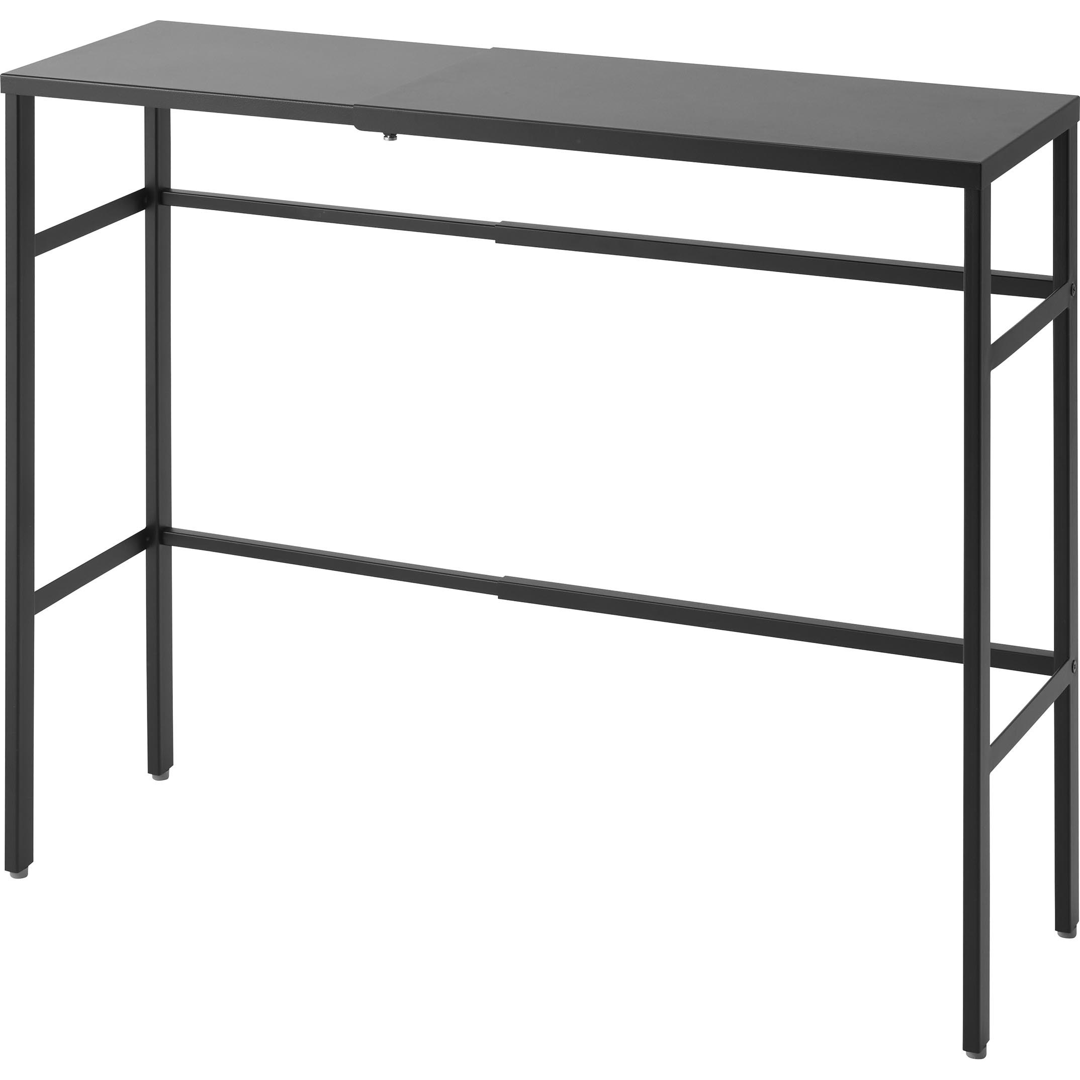 4087 伸縮ペットケージ上ラック タワー ブラック 山崎実業 スチール