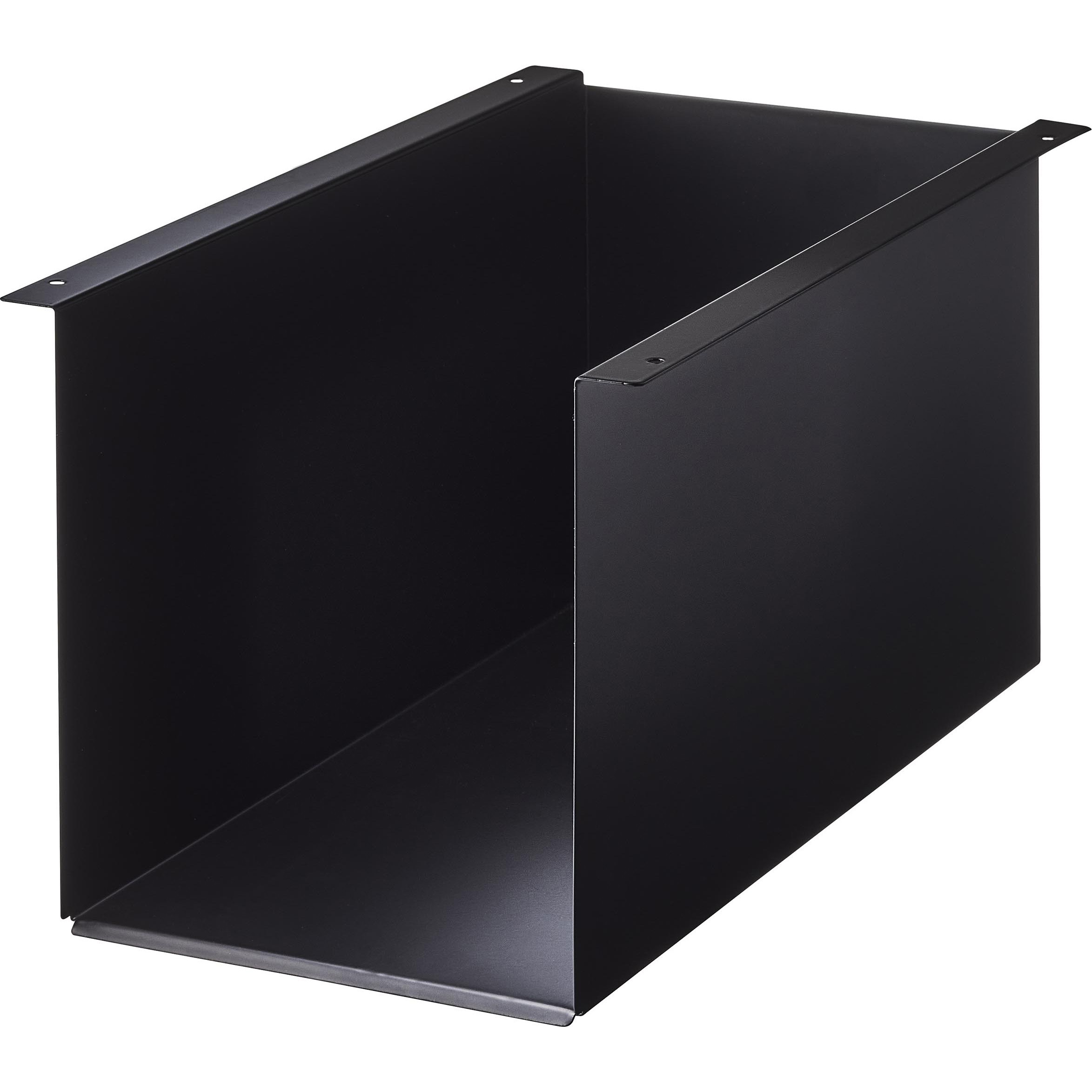 4454 テーブル下収納ボックスラック タワー ブラック 1個 山崎実業