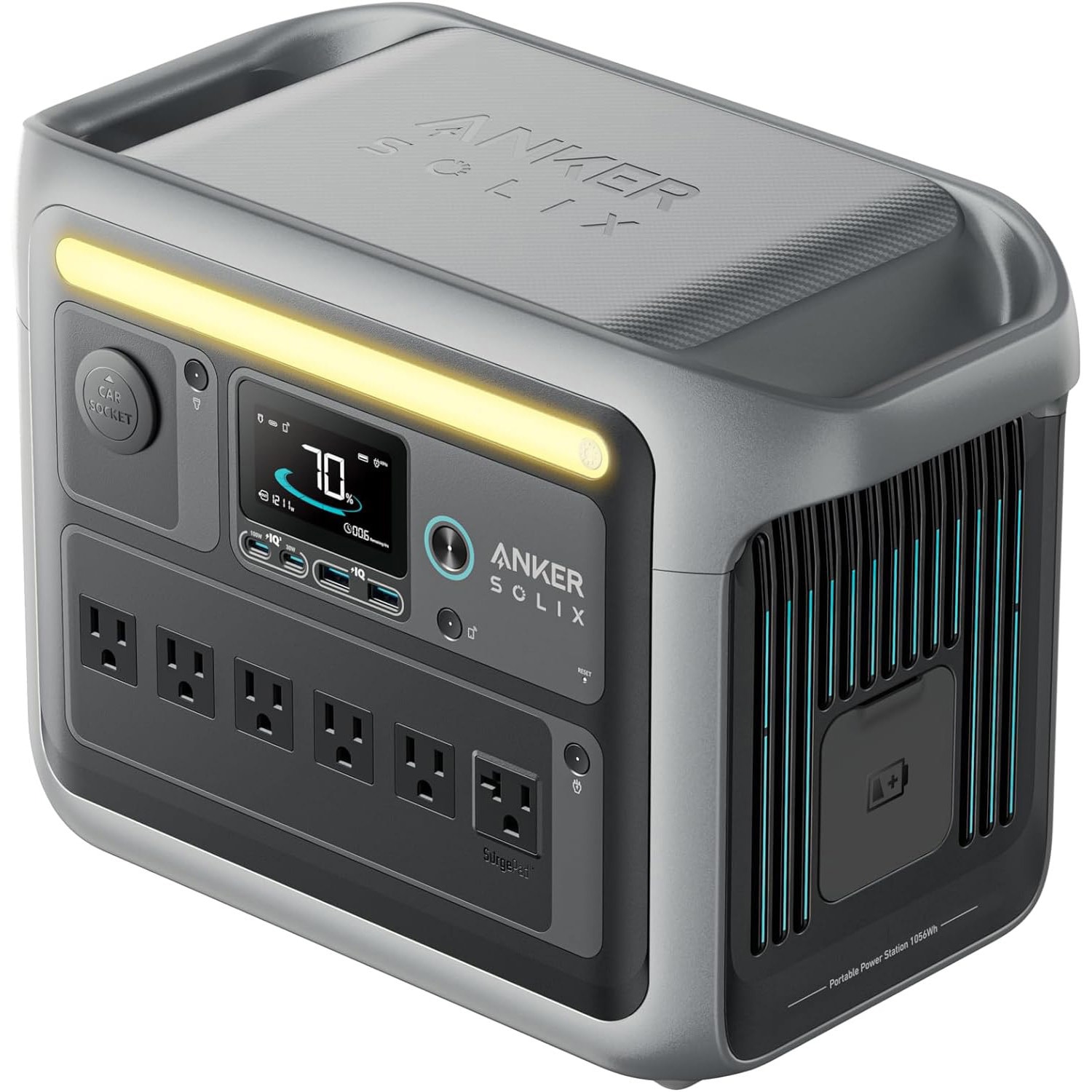 新品未開封Anker Solix C1000 Portable グレー A17615Z1 Anker Solix C1000 Portable Power Station Anker(アンカー