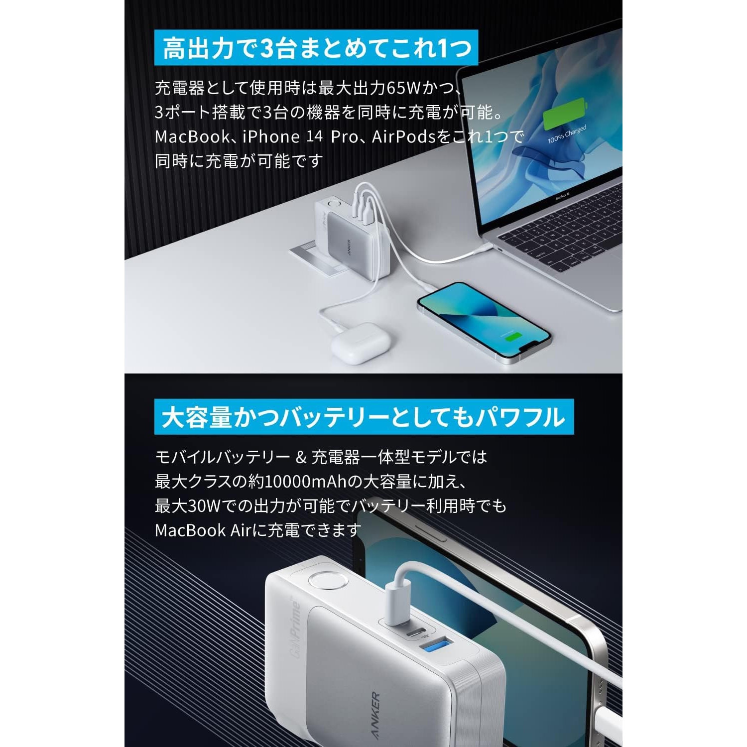 A1651N21 Anker 733 Power Bank (GaNPrime PowerCore 65W) Anker