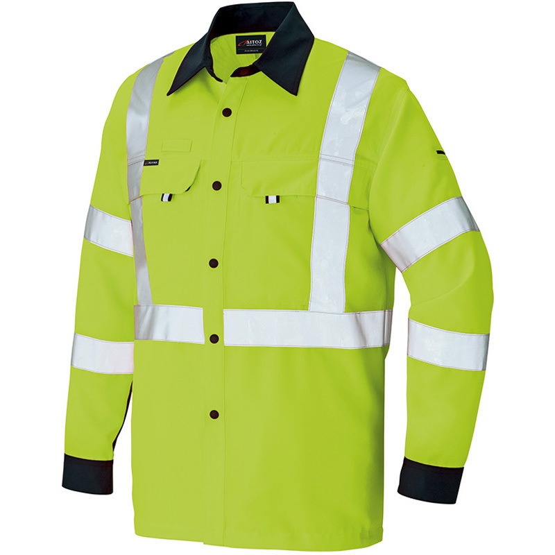 AZ-2735 高視認性長袖シャツ(男女兼用) アイトス サイズ5L  AZ-2735