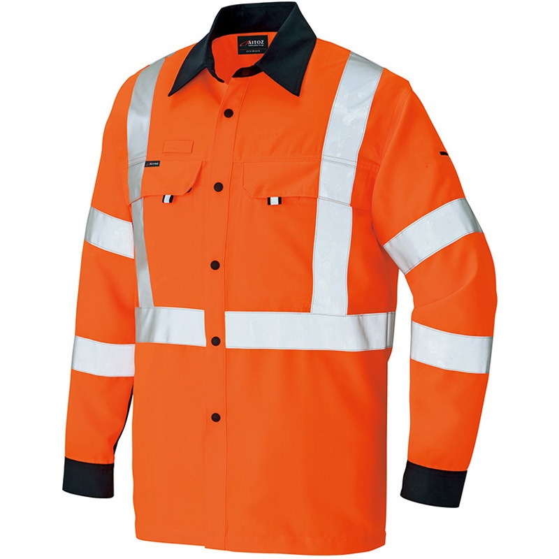 AZ-2735 高視認性長袖シャツ(男女兼用) アイトス サイズ5L  AZ-2735防護服・保護服・特殊服