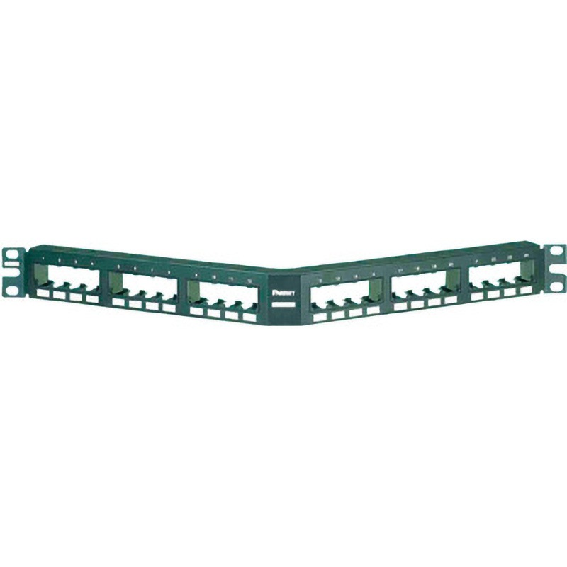 CPPA24FMWBLY フラッシュマウントモジュラーパッチパネル枠 PANDUIT(パンドウイット) 種類1U 24ポート  1箱(10個) CPPA24FMWBLY