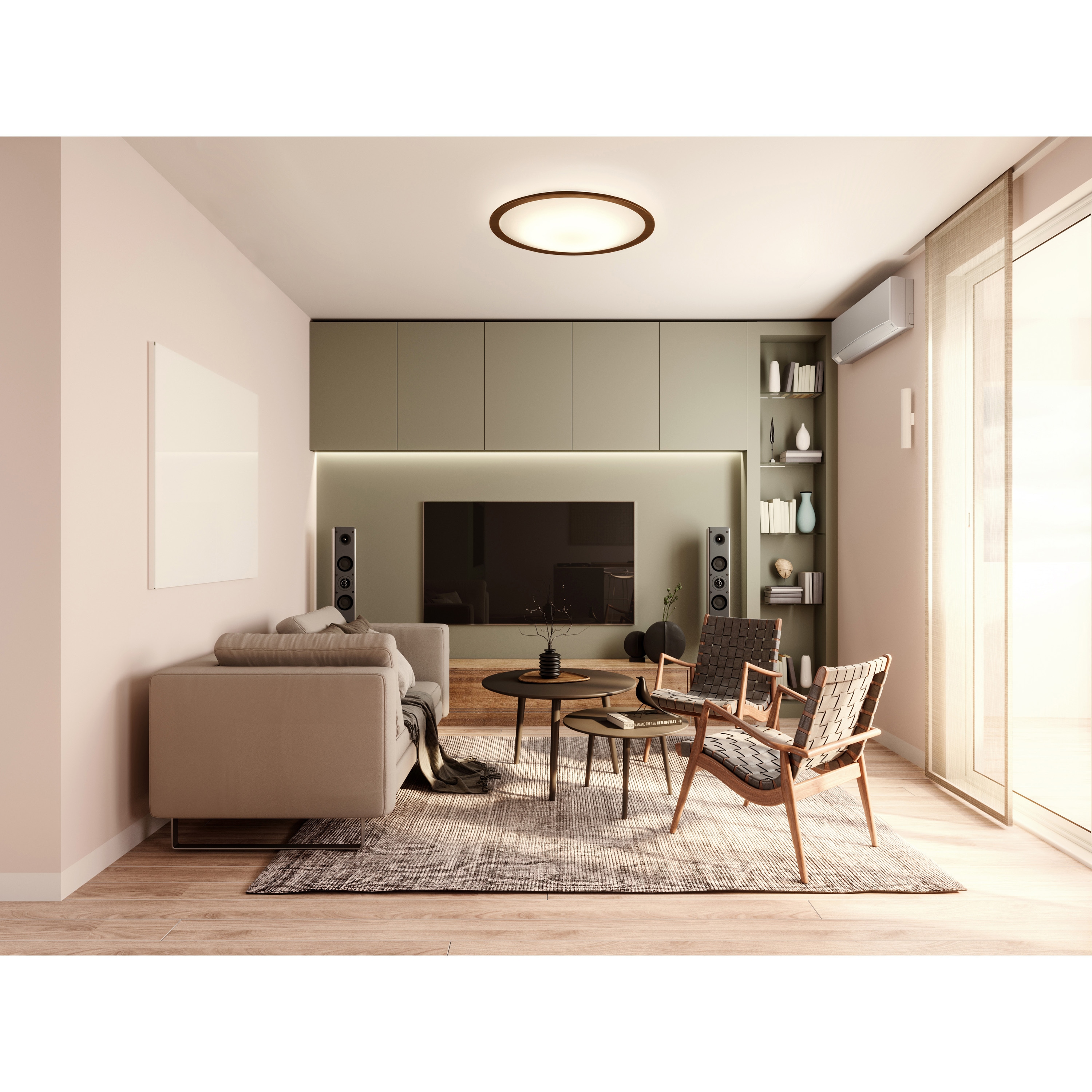 CEA6DL-5.0QWFM 【ウッドフレーム】LEDシーリングライト 調光調色(6畳