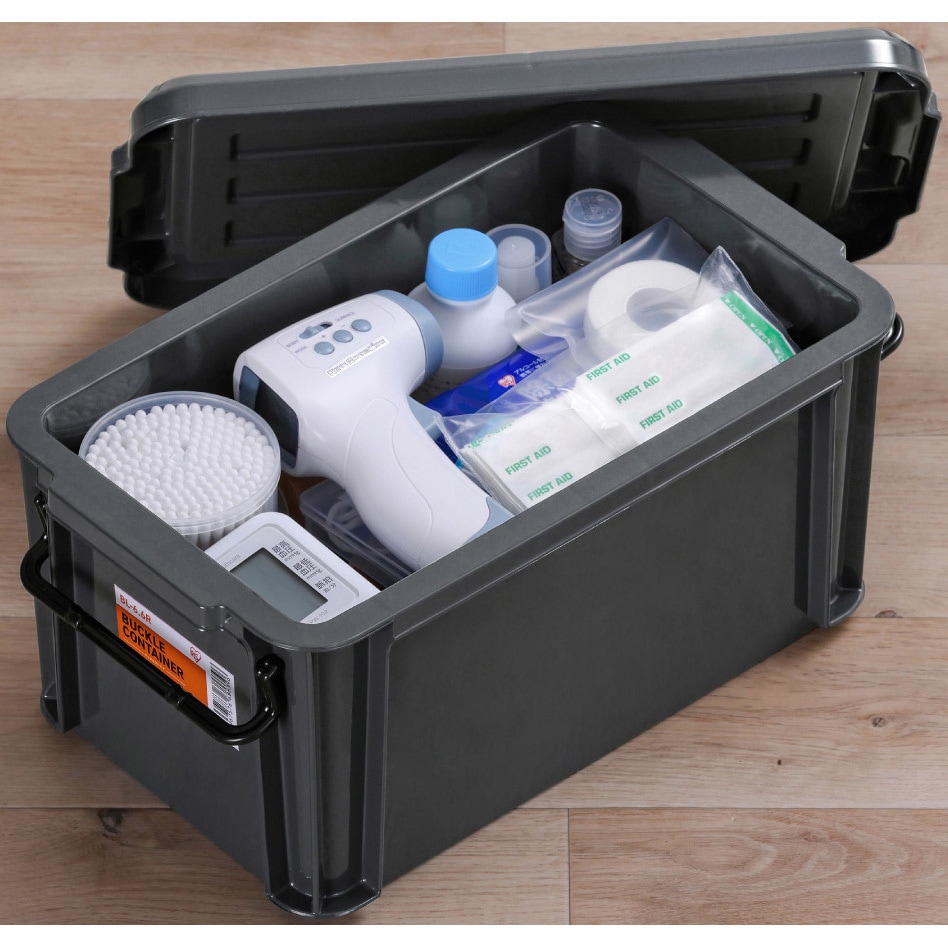 BL-6.6R バックルコンテナ クリア アイリスオーヤマ 容量6.5L 耐荷重6