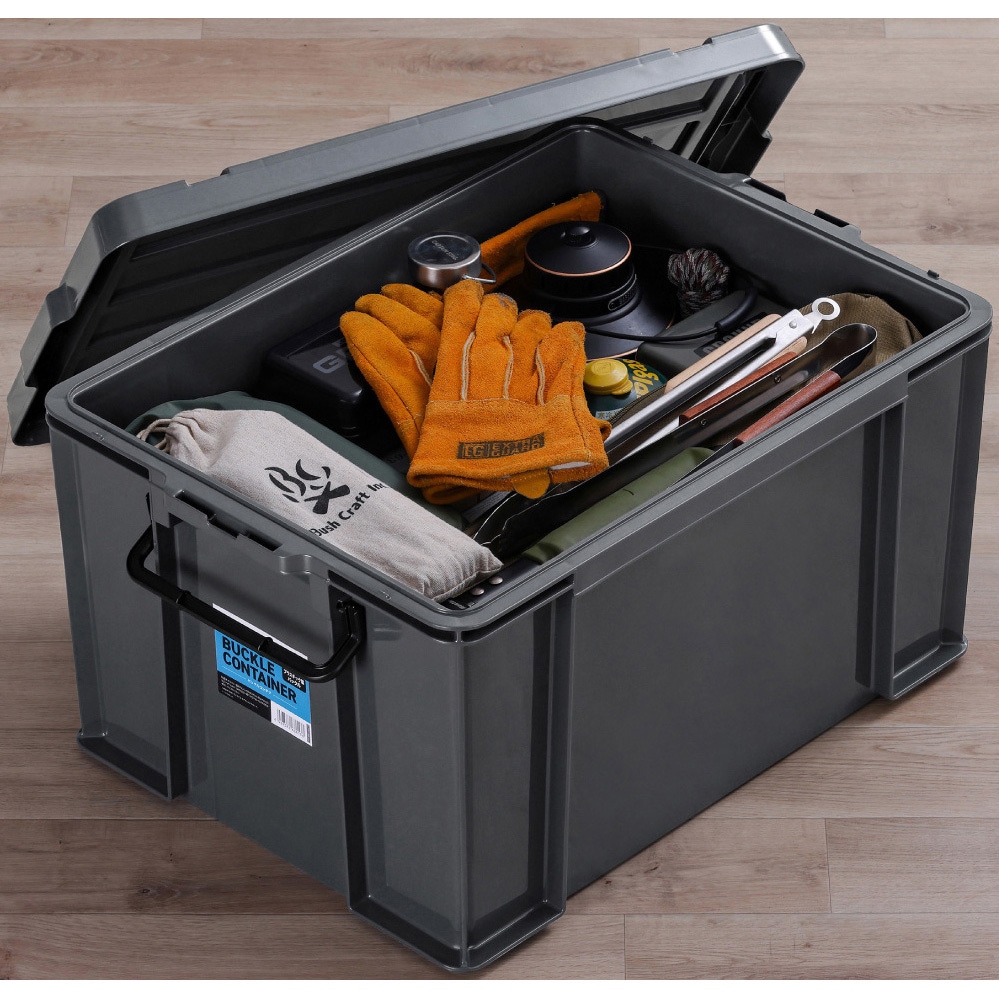 BL-65P バックルコンテナ クリア アイリスオーヤマ 容量58.7L 耐荷重45
