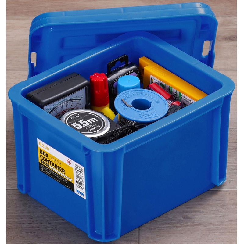 B-2.3R ボックスコンテナ ブルー アイリスオーヤマ 容量2.1L 耐