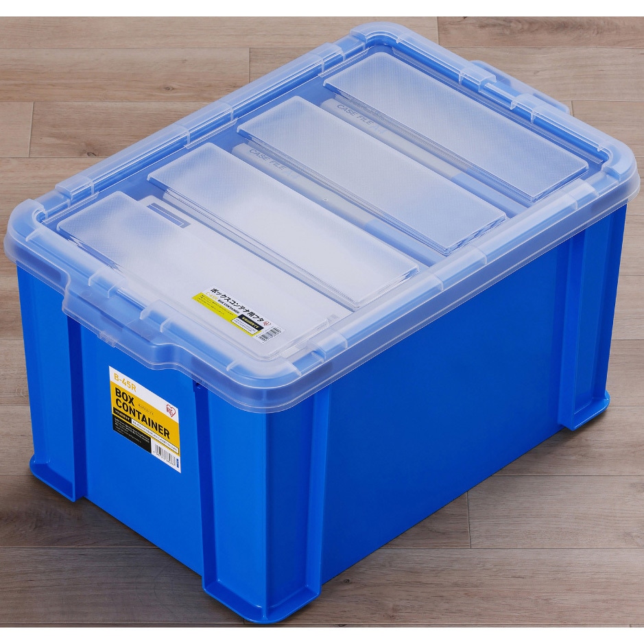 B-45R ボックスコンテナ クリア アイリスオーヤマ 容量43.4L 耐荷重40