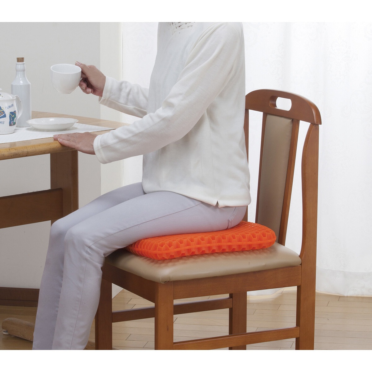 はっぱ　※クッション無し 03891 快適＜無重力>ジェルクッションEX 1個 ファミリー・ライフ