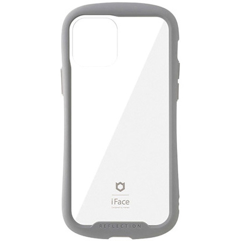 iPhone12/12ProiFace Reflection強化ガラスクリアケース Hamee(ハミィ