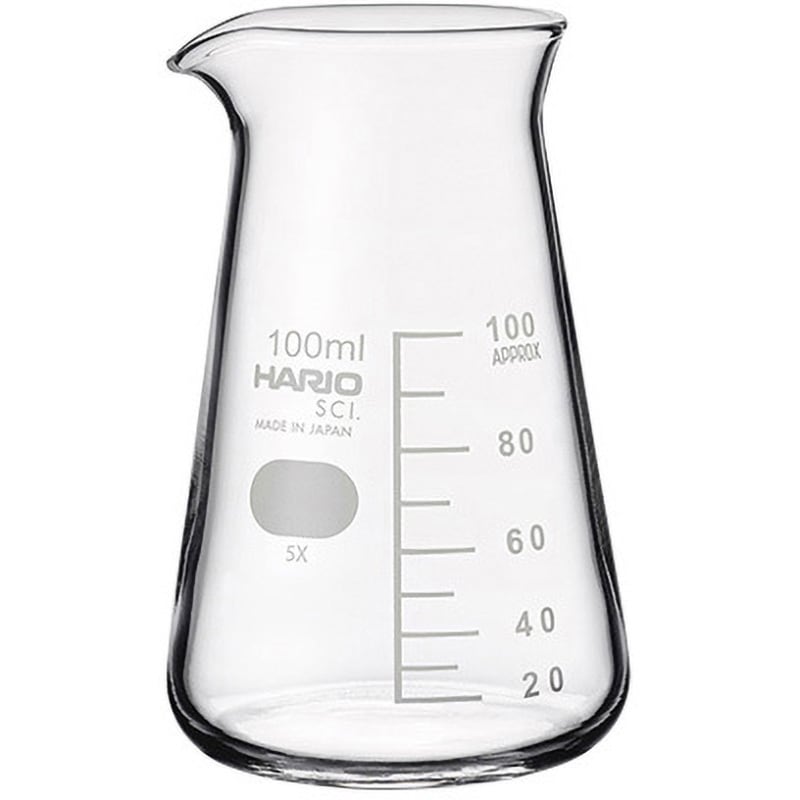 CB-100 SCI コニカルビーカー CBシリーズ HARIO 100mL  1箱(60個)