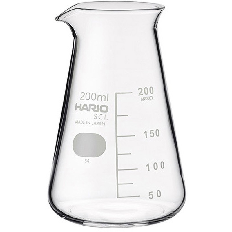 CB-200 SCI コニカルビーカー CBシリーズ HARIO 200mL  1箱(36個)