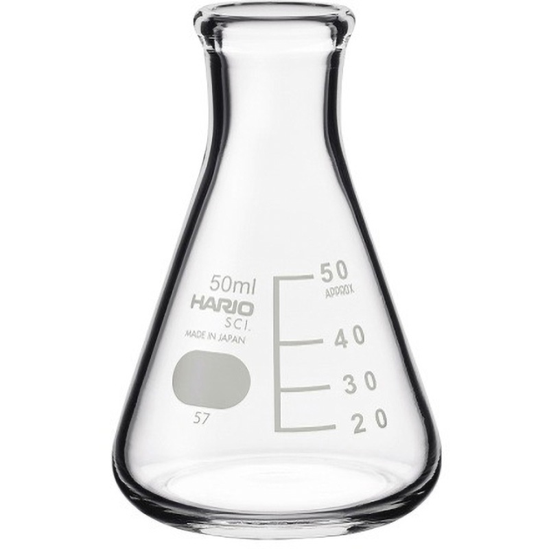 SF-50 SCI 三角フラスコ SFシリーズ HARIO 50mL  1箱(72個) SF-50 SCI