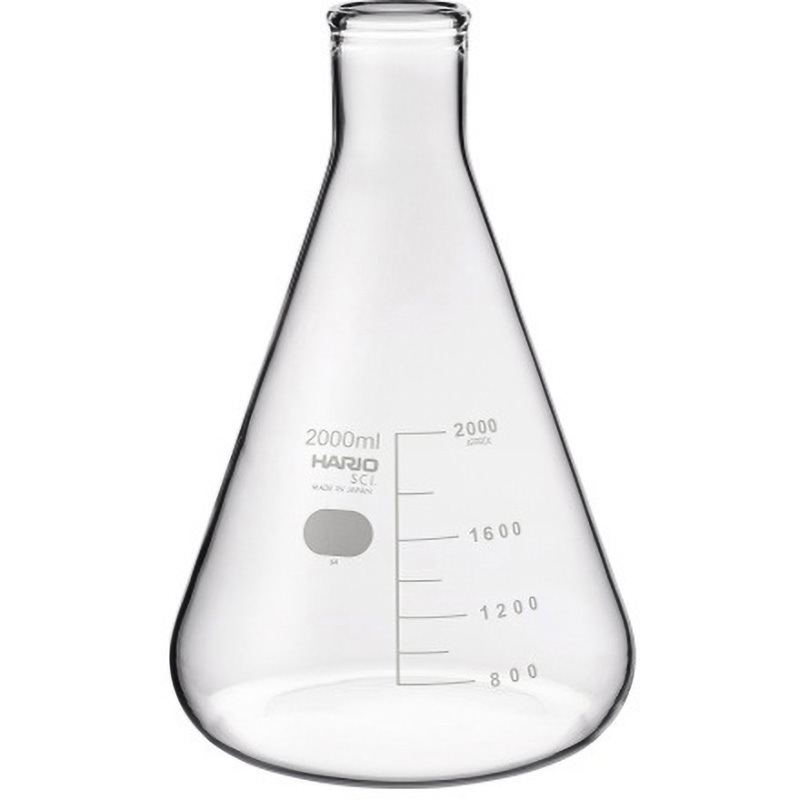 SF-2L SCI 三角フラスコ SFシリーズ HARIO 2000mL  1箱(6個) SF-2L SCI