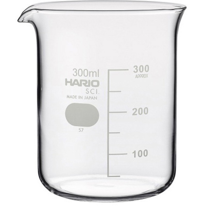 B-300 SCI ビーカー Bシリーズ HARIO 300mL  1箱(24個)