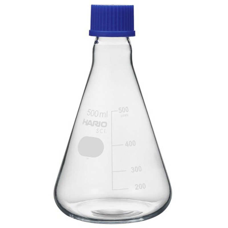 NSF-500-SCI ねじ口三角フラスコ NSFシリーズ HARIO 500mL  1箱(10個) NSF-500-SCI
