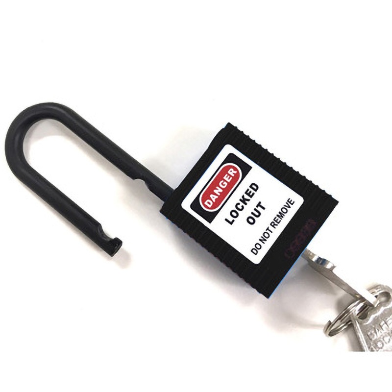 14675-1 ロックアウト用絶縁パドロック 1個 セーフラン安全用品