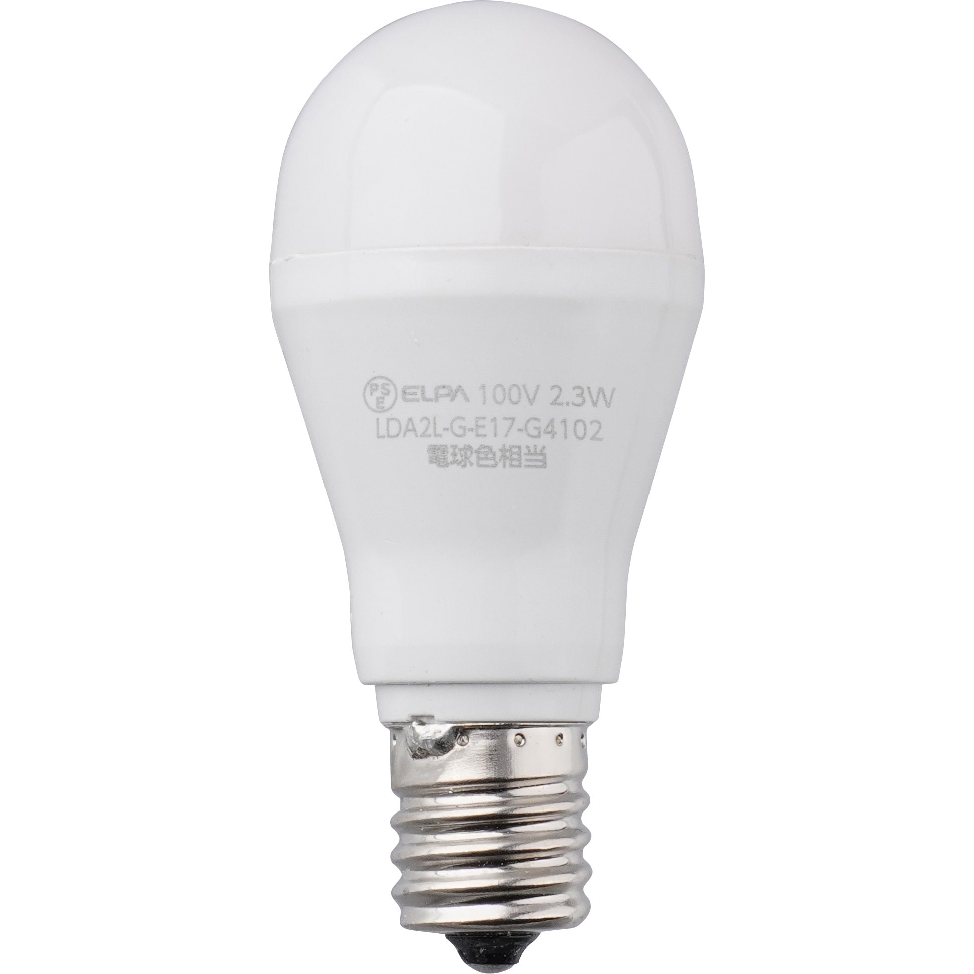 LDA2L-G-E17-G4102 LED電球 ミニクリプトン形 ELPA 口金E17 2.3W 電球 