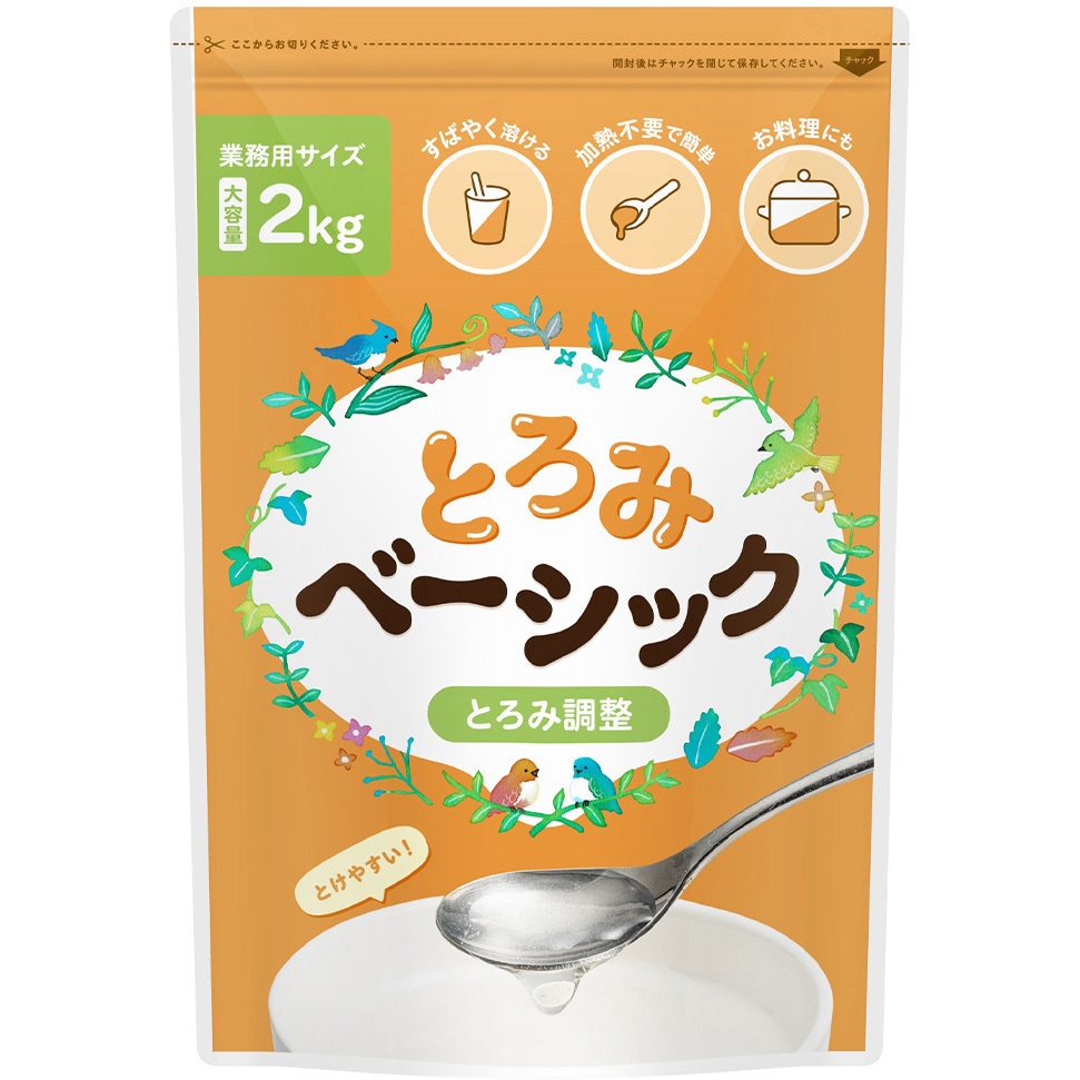 とろみベーシック 1セット(2kg×1袋) 日本アクセス 【通販モノタロウ】