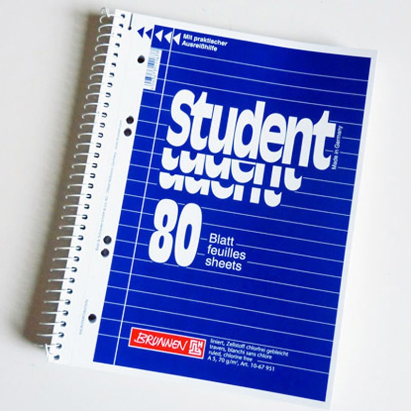 リングノート Student A5 1個 BRUNNEN 【通販モノタロウ】