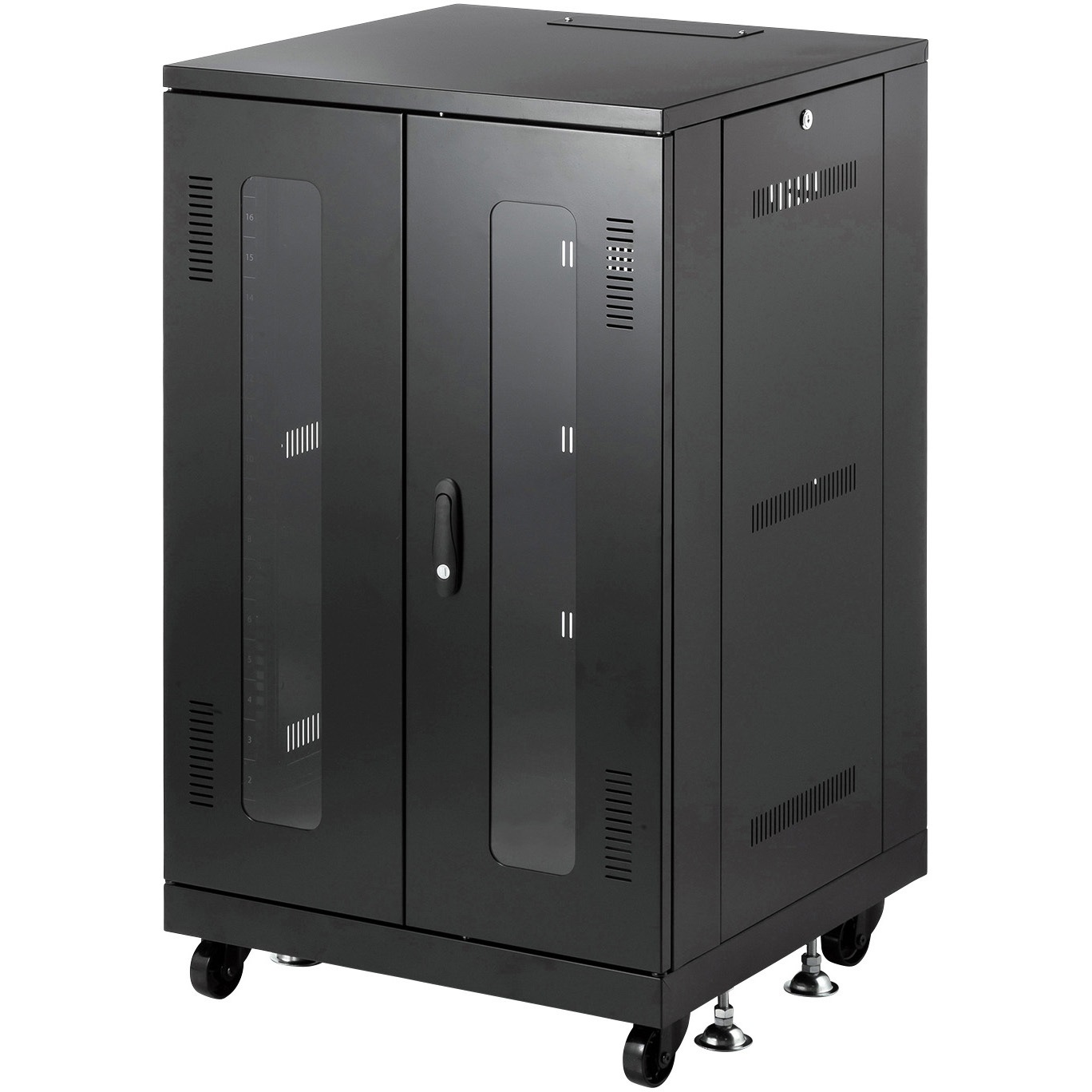 CP-SVNA1860BK 19インチサーバーラック サンワサプライ ユニット数18U
